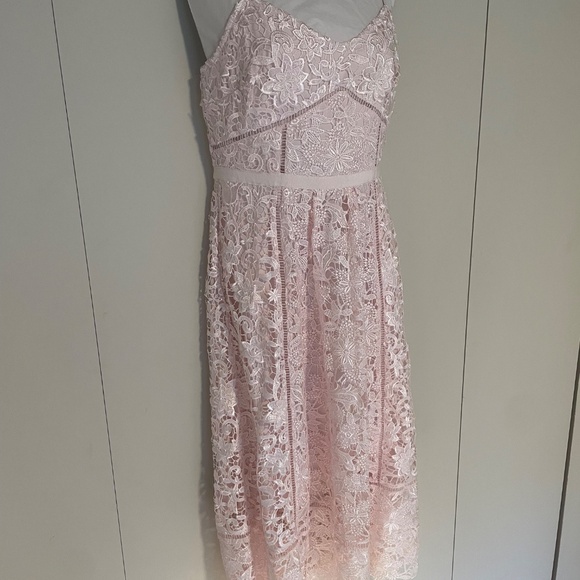 Light Pink Ted Baker Lace Dress - Picture 2 of 4